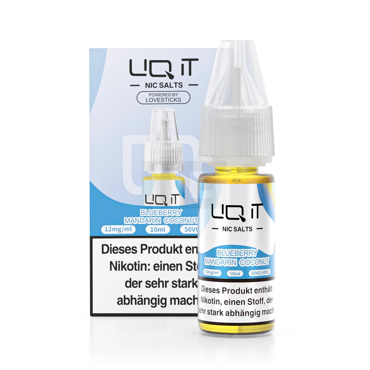 LIQ IT - Nikotinsalz-Liquid - 10ml - Blueberry Mandarin Coconut - 12mg