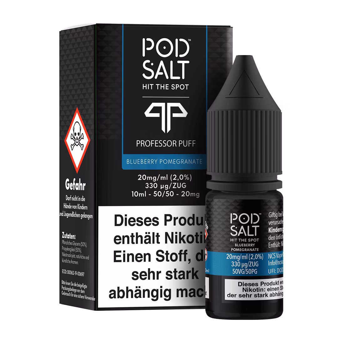 Pod Salt - Fusion - Blueberry Pomegranate - Nikotinsalz-Liquid - 10ml - 20mg