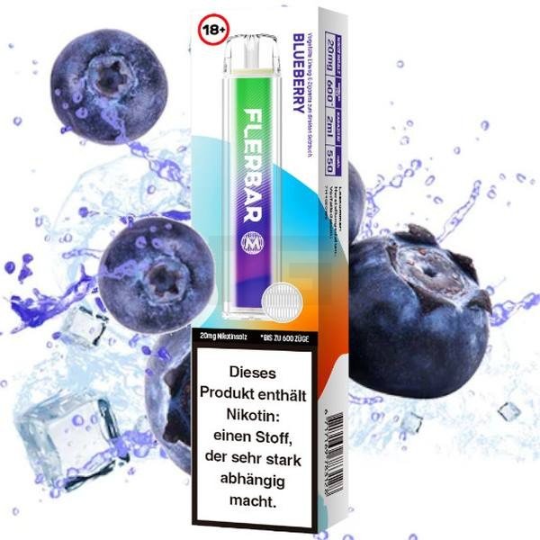 Einweg E-Zigaretten Bundle - Blueberry - 5x Sorten