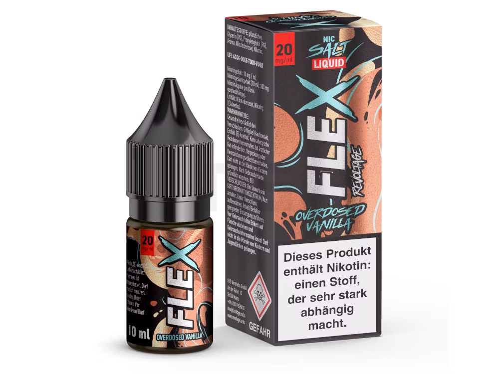 Revoltage - FLEX - Vanilla - Overdosed - Nikotinsalz Liquid - 10ml - 20mg