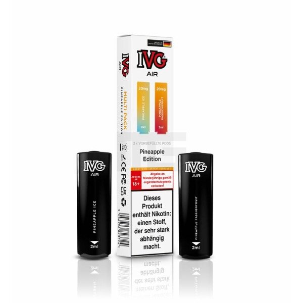 IVG - AIR - Prefilled Pod - Pineapple Edition - 2ml - 2er Pack