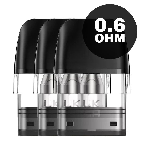 GeekVape - Q - Pod Tank Verdampfer - 0.6 Ohm - 2ml - 3er Paket