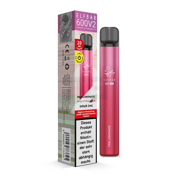 Elf Bar 600 V2 - Einweg E-Zigarette - Pink Lemonade - 20mg