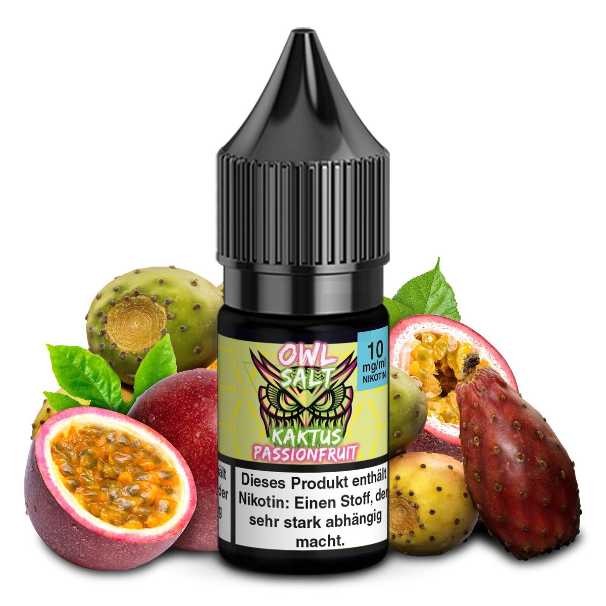 OWL Salt - Kaktus Passionfruit - Nikotinsalz Liquid - 10ml - 10mg