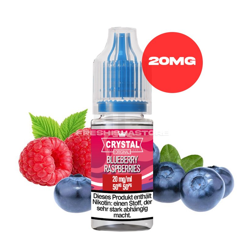 SKE - Crystal Liquid - Blueberry Raspberries - Nikotinsalz Liquid - 10ml - 20mg