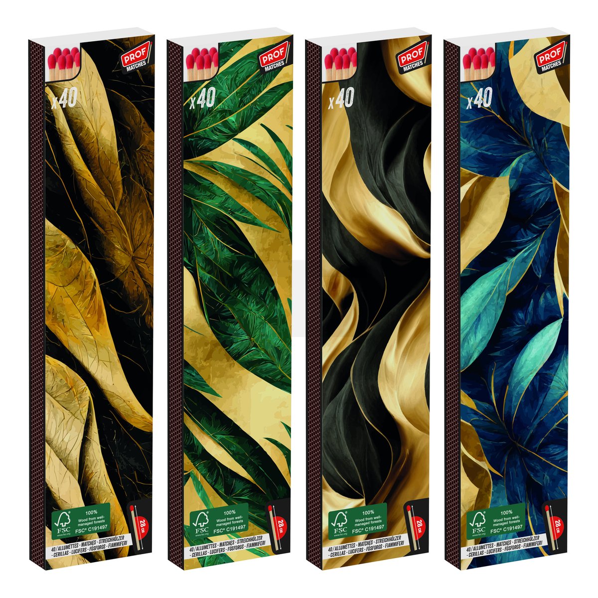 Fire Products - PROF - Smart Matches - Sicherheitsstreichhölzer 28 cm