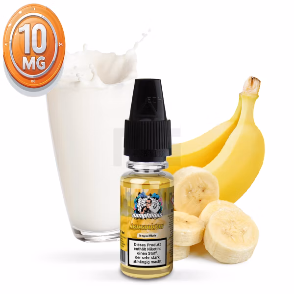 Dampfdidas Bananidas Nikotinsalz Liquid 10ml 10mg 