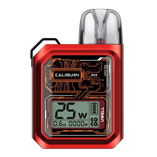 uwell-caliburn-gk3-pod-kit-red