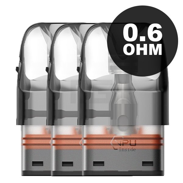 GeekVape - Q - Pod Tank Verdampfer - 0.6 Ohm - 3ml MESH Coil - 3er Paket