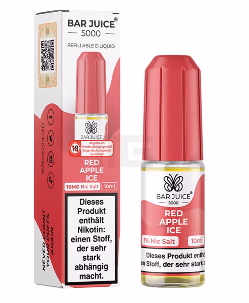 Bar Juice 5000 - Red Apple Ice - 10ml - 10mg