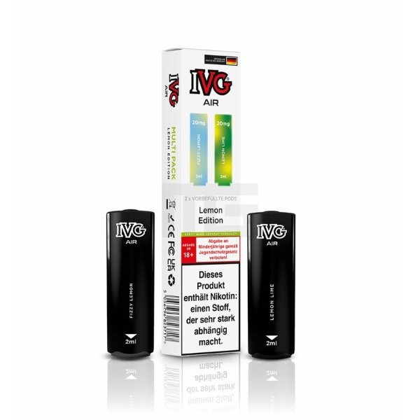 IVG - AIR - Prefilled Pod - Lemon Edition - 2ml - 2er Pack