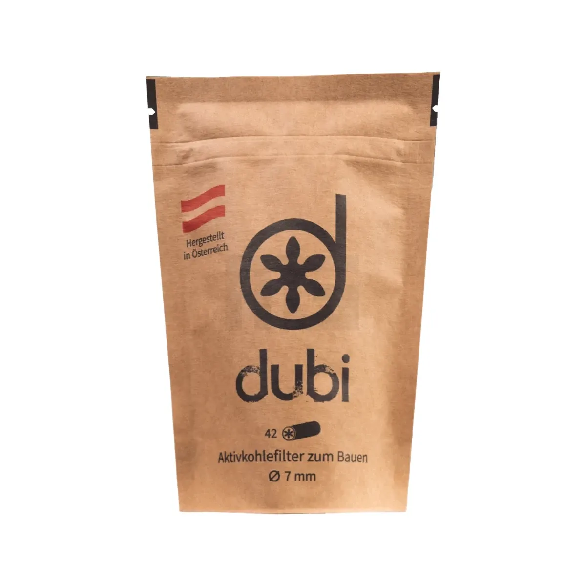 dubi - Aktivkohlefilter - 7mm - 42 Stück