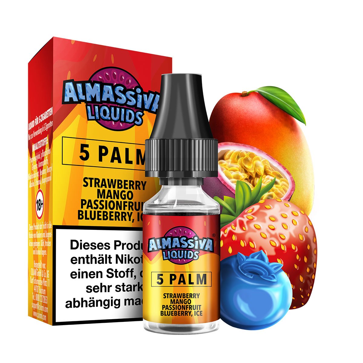 Al Massiva - 5 Palm - Nikotinsalzliquid - 10ml - 10mg