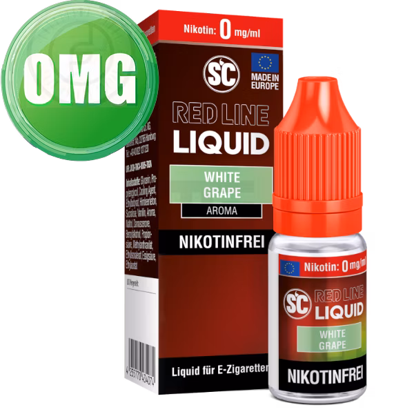 SC - Red Line - White Grape - Nikotinsalz Liquid - 10ml - 0mg