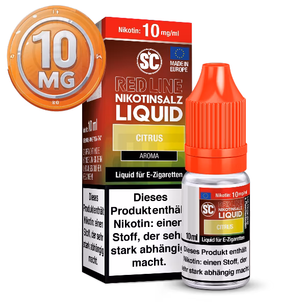 SC - Red Line - Citrus - Nikotinsalz Liquid 10 mg/ml