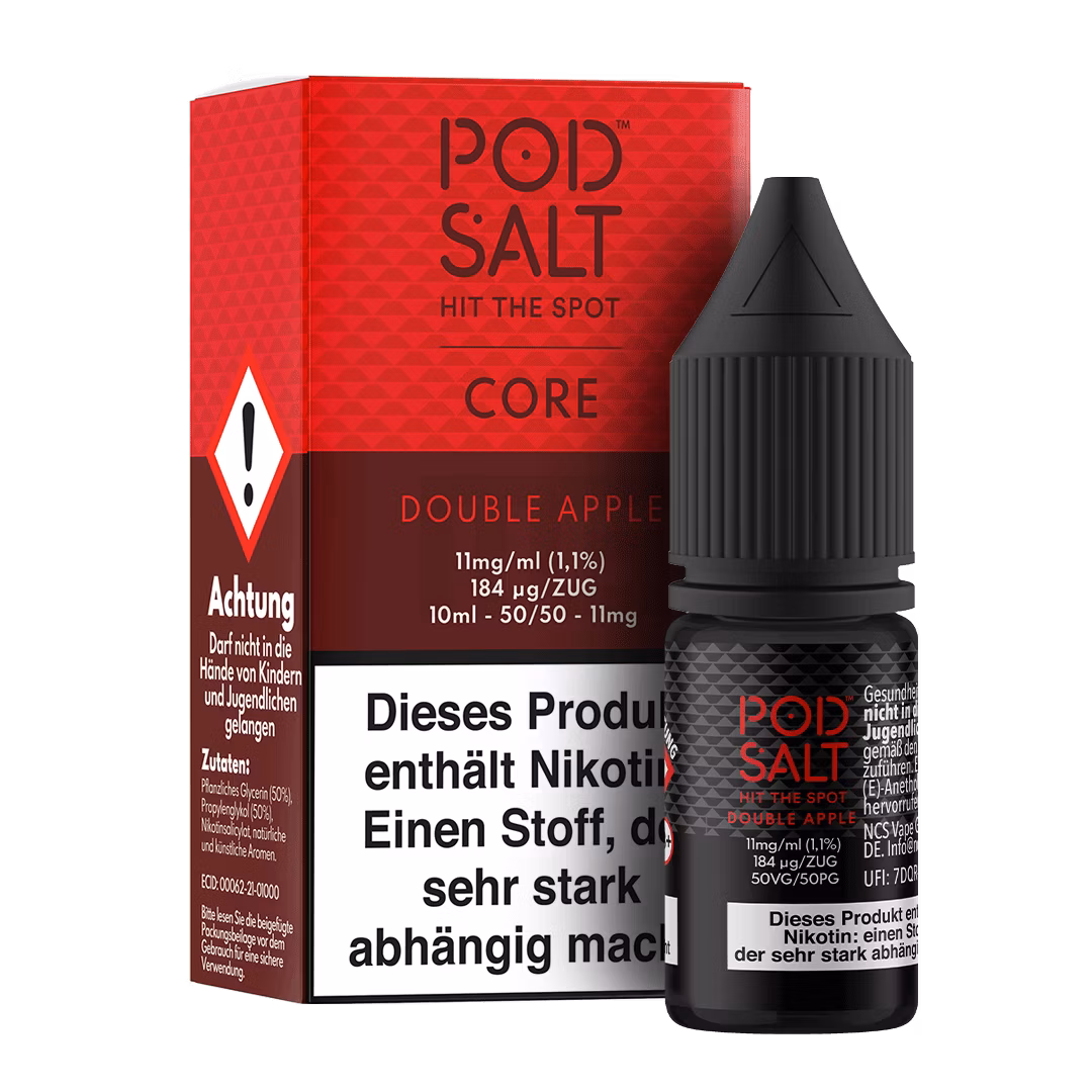 Pod Salt - Core - Double Apple - Nikotinsalz-Liquid - 10ml - 11mg