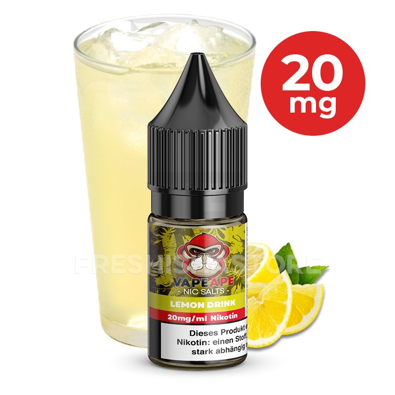 VapeApe - Lemon Drink - Nikotinsalz-Liquid - 10ml - 20mg
