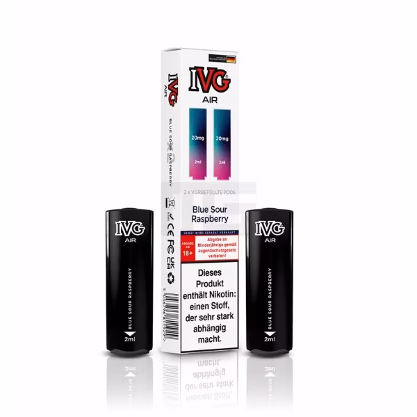 IVG - AIR - Prefilled Pod - Blue Sour Raspberry - 2ml - 2er Pack