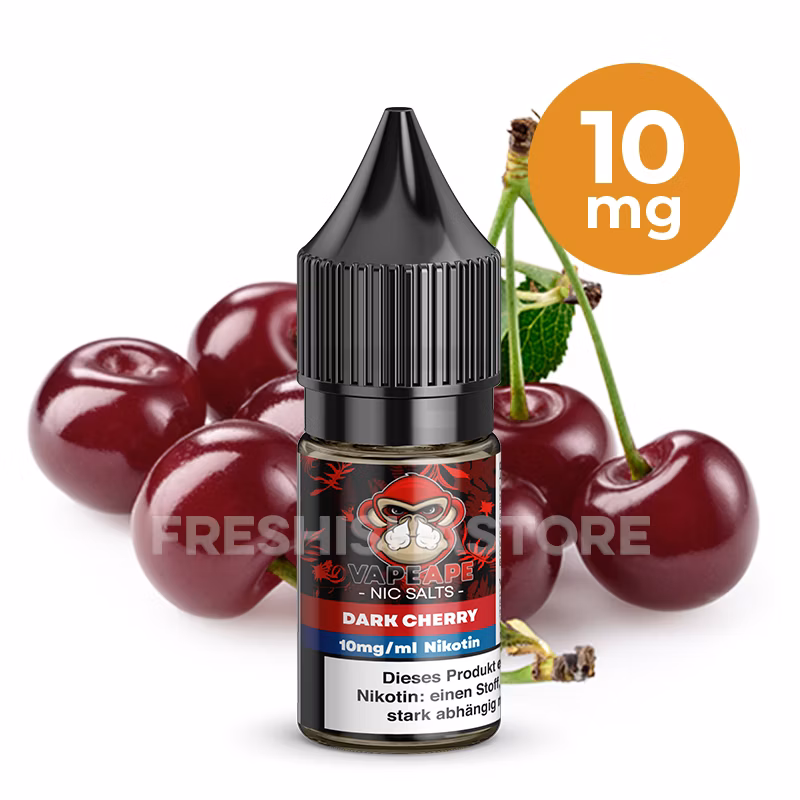 VapeApe - Dark Cherry - Nikotinsalz-Liquid - 10ml - 10mg