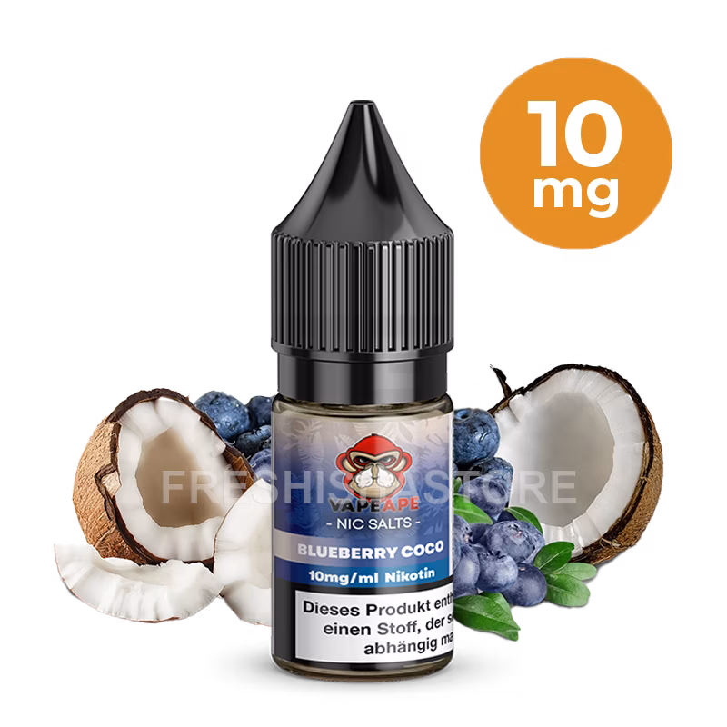 VapeApe - Blueberry Coco - Nikotinsalz-Liquid - 10ml - 10mg