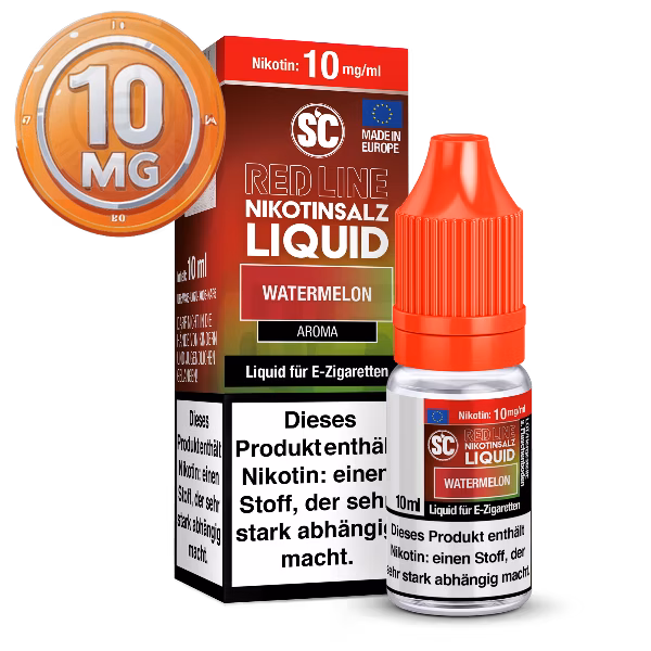 SC - Red Line - Watermelon - Nikotinsalz Liquid 10 mg/ml