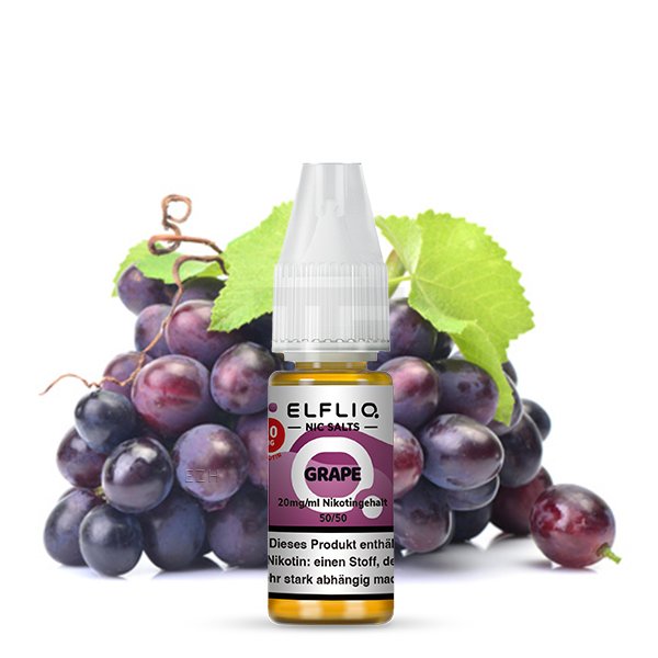 Elfbar - ElfLiq - 10ml - Grape | Nikotinsalz-Stärke : 20mg