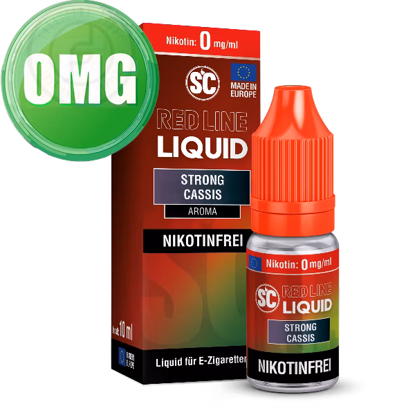 SC - Red Line - Strong Cassis - Nikotinsalz Liquid - 10ml - 0mg