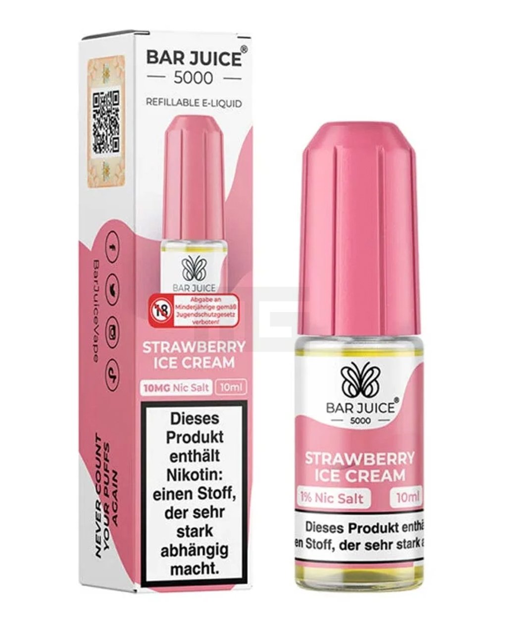 Bar Juice 5000 - Strawberry Ice Cream - 10ml - 10mg