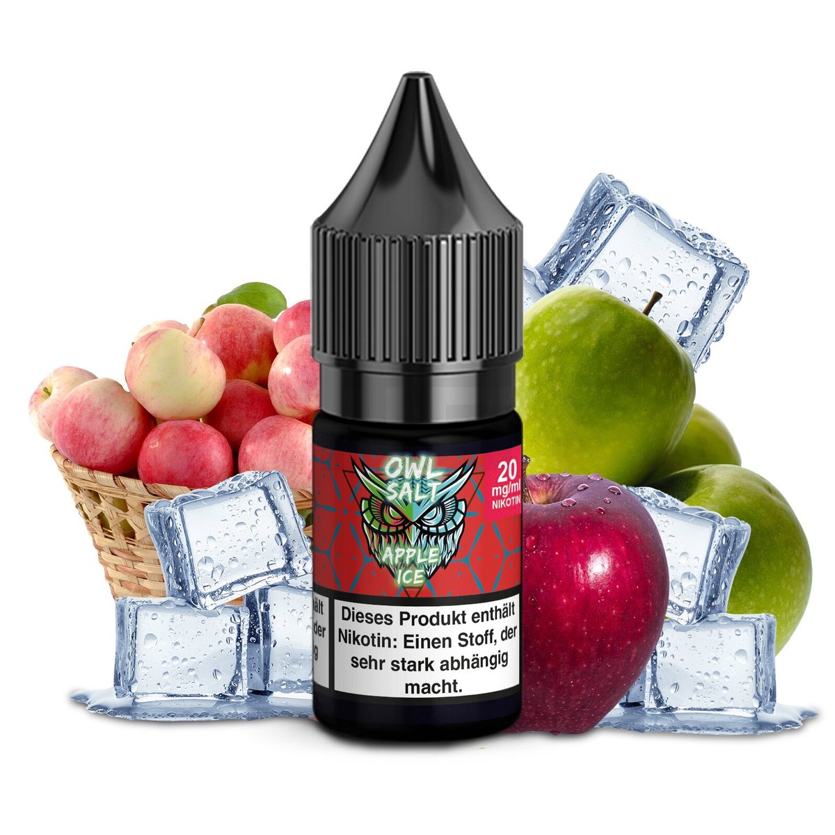 OWL Salt - Apple Ice - Nikotinsalz Liquid - 10ml - 20mg