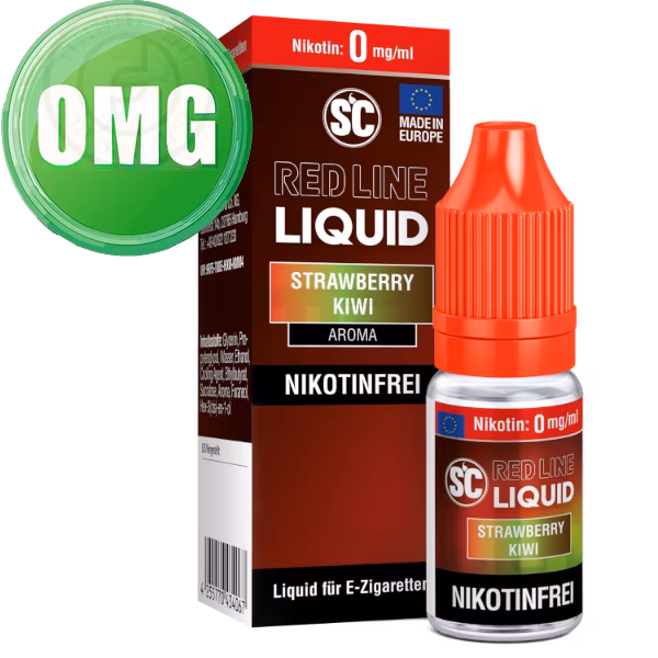 SC - Red Line - Strawberry Kiwi - Nikotinsalz Liquid - 10ml - 0mg