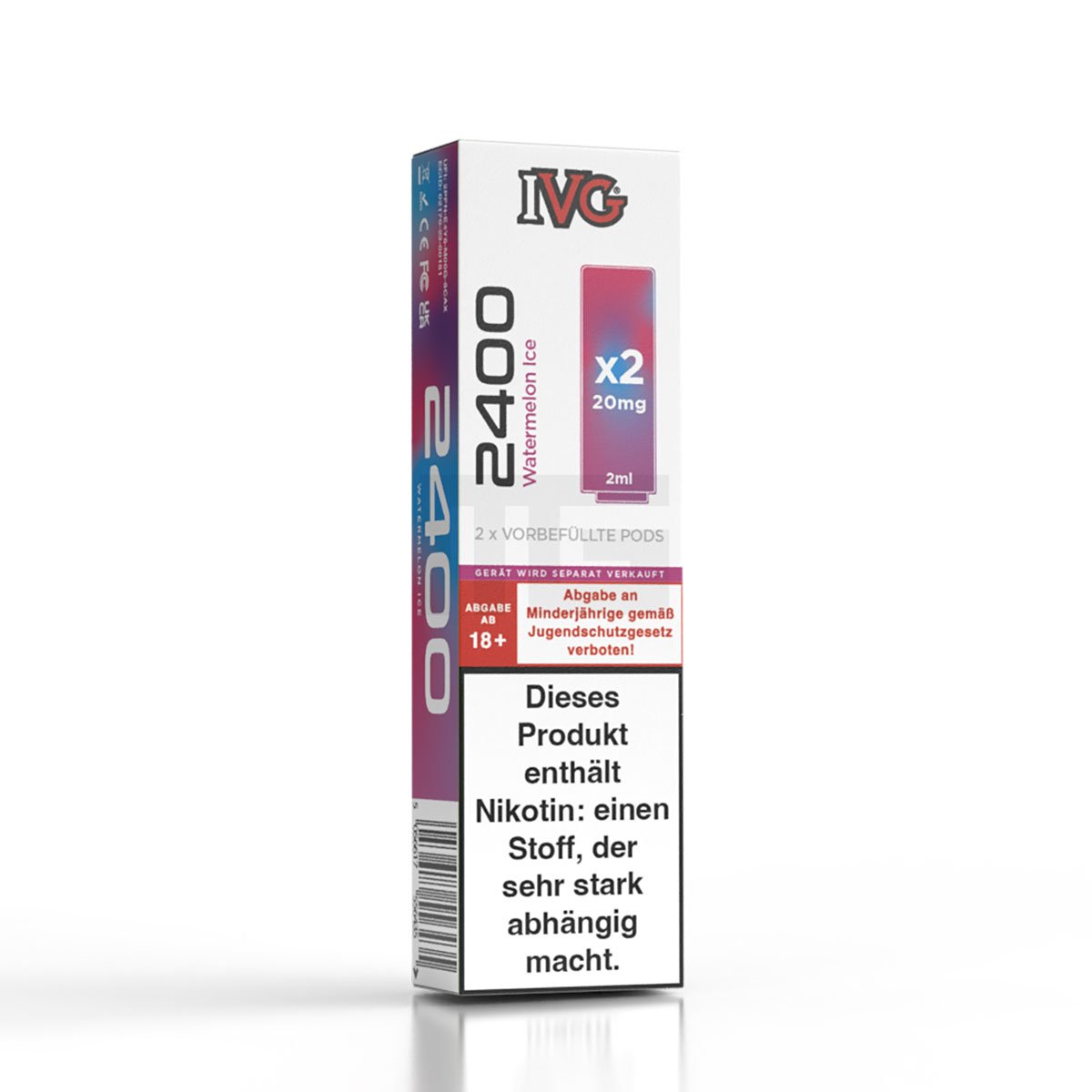 IVG - 2400 - Prefilled Pod - Watermelon Ice - 2ml - 2er Pack