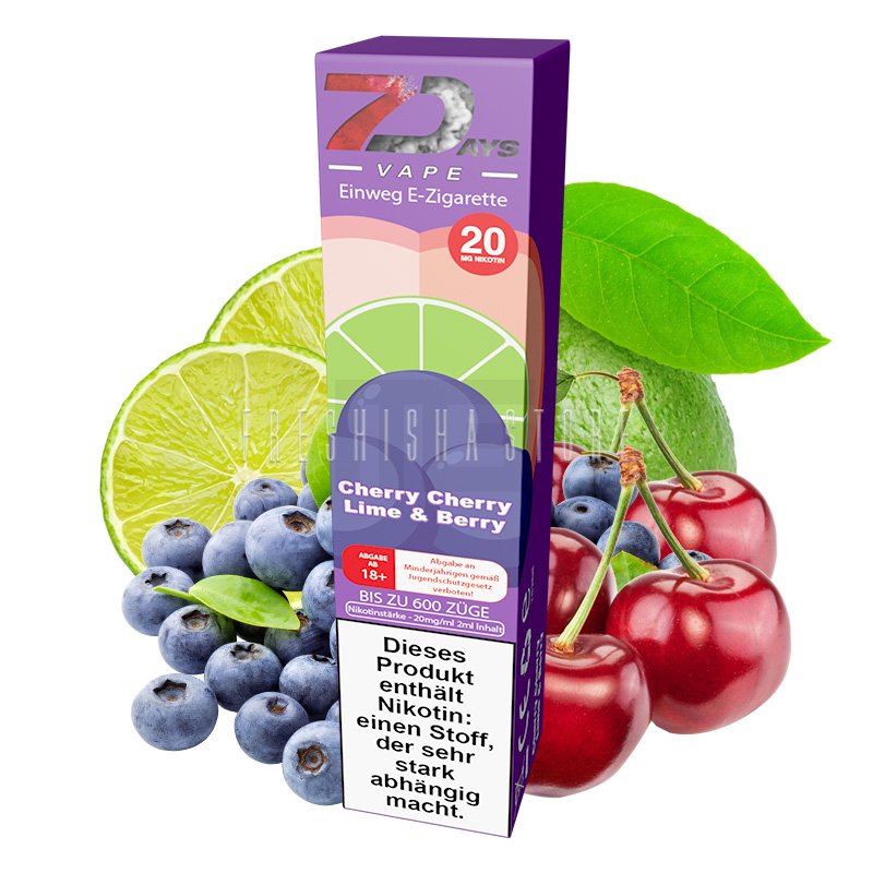 Geschmack: süße Kirsche gepaart mit spritziger Limette & fruchtigen Beeren