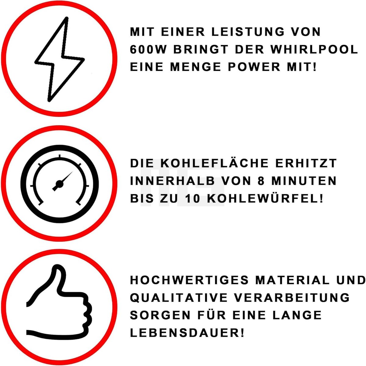 Smoke2u - Kohleanzünder - Whirlpool - 600W