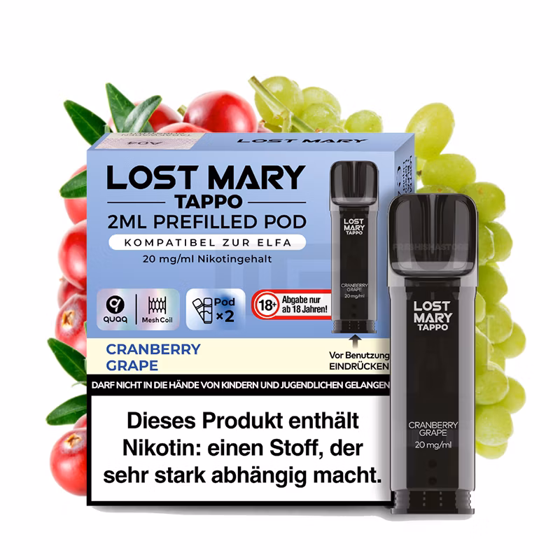 Lost Mary - Prefilled Pod - Tappo - Cranberry Grape - 20mg
