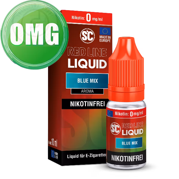 SC - Red Line - Blue Mix - Nikotinsalz Liquid - 10ml - 0mg