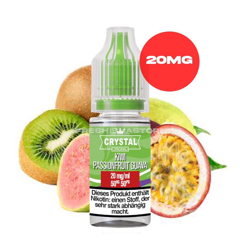 SKE - Crystal Liquid - Kiwi Passionfruit Guava - Nikotinsalz Liquid - 10ml - 20mg