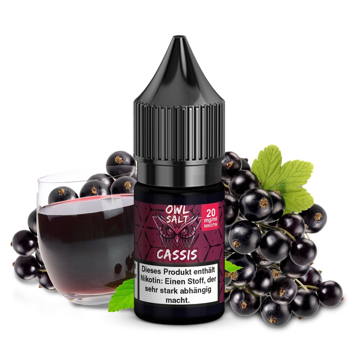 OWL Salt - Cassis - Nikotinsalz Liquid - 10ml - 20mg