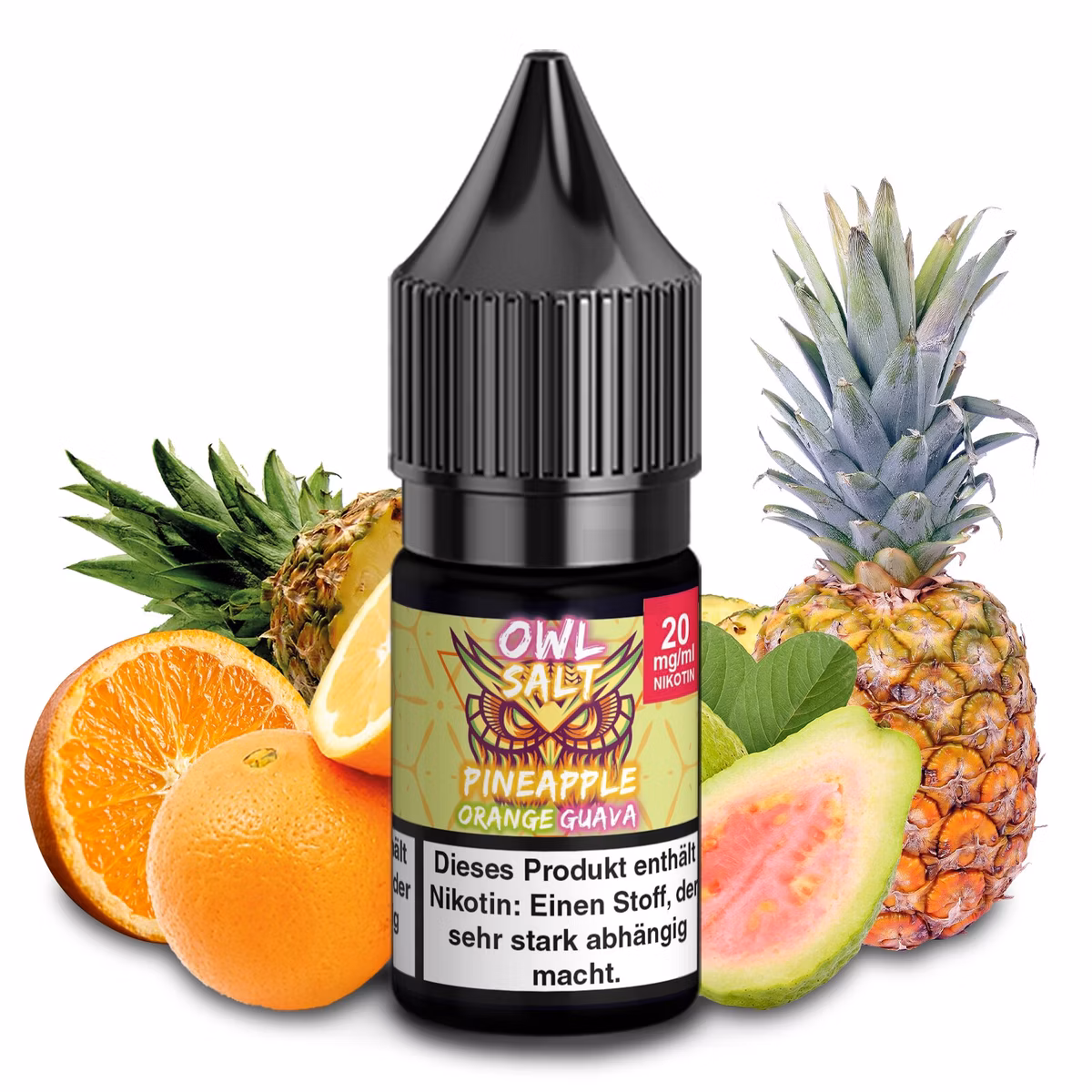 OWL Salt - PIneapple Orange Guave - Nikotinsalz Liquid - 10ml - 20mg