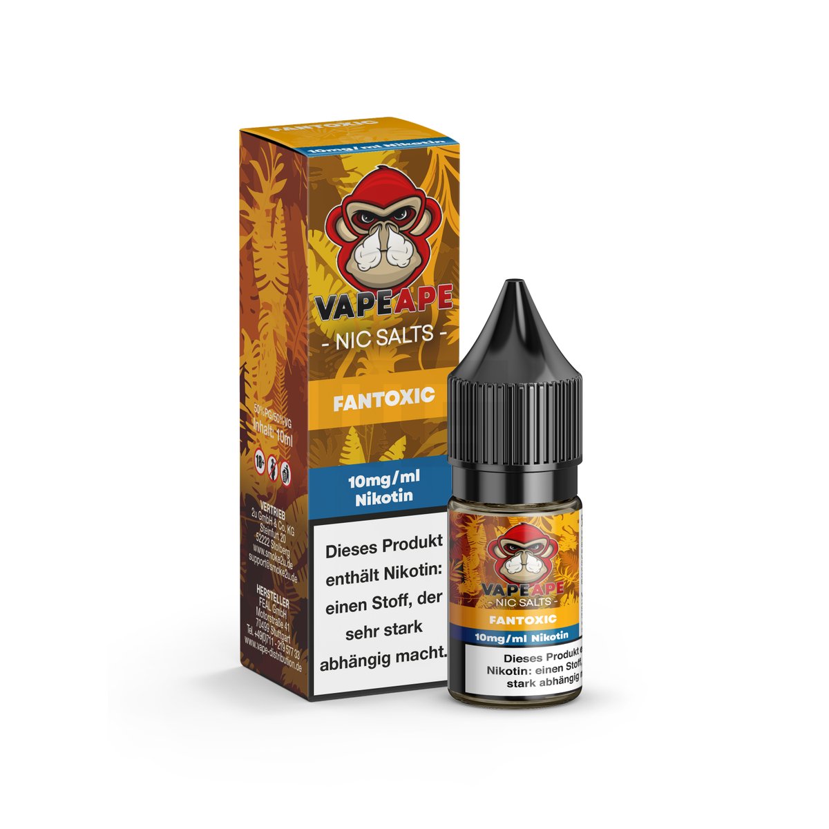 VapeApe - Fantoxic - Nikotinsalz-Liquid - 10ml - 10mg