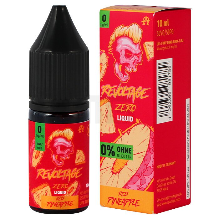 Revoltage-Red-Pineapple - 10ml - 0mg