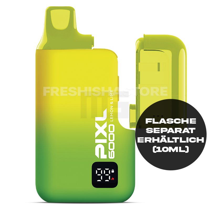 PIXL - 6000 - Einweg E-Zigarette - Lemon & Lime - 2ml - 20mg - CP