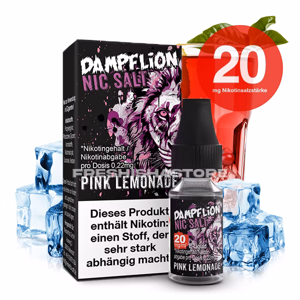 Dampflion - Intense - Pink Lemonade - Nikotinsalz Liquid - 10ml - 20mg
