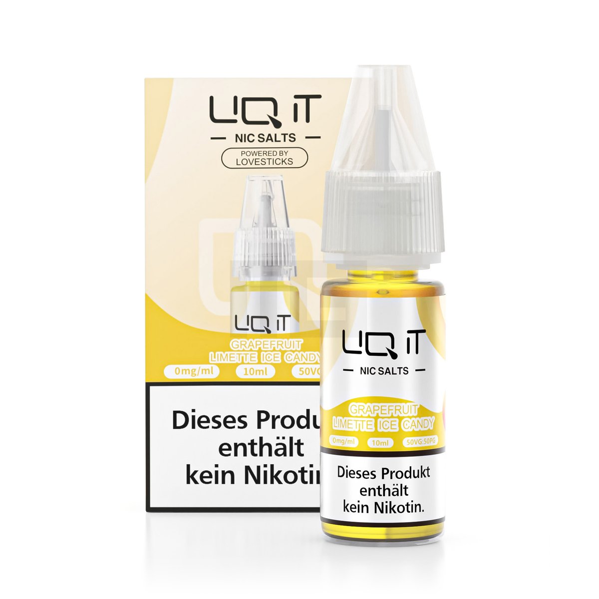 LIQ IT - Nikotinsalz-Liquid - 10ml - Grapefruit Lime Ice Candy - 0mg