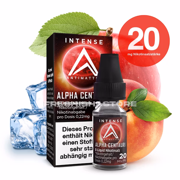 Antimatter - Intense - Alpha Centauri - Nikotinsalz Liquid - 10ml - 20mg