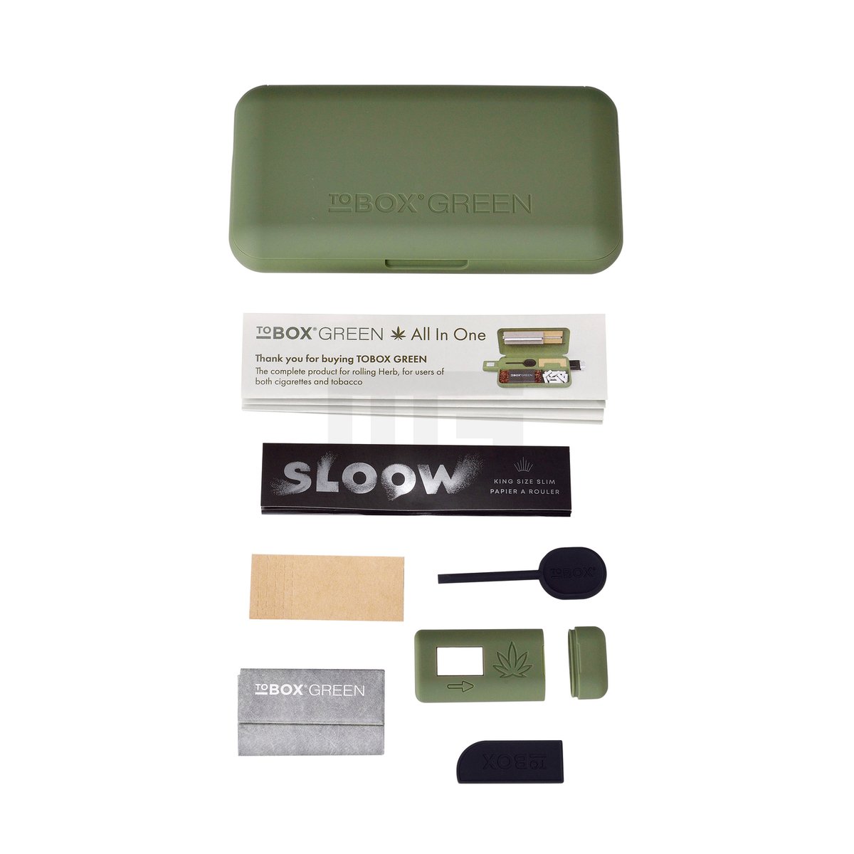 TO BOX Green - Aufbewahrungsbox - Black