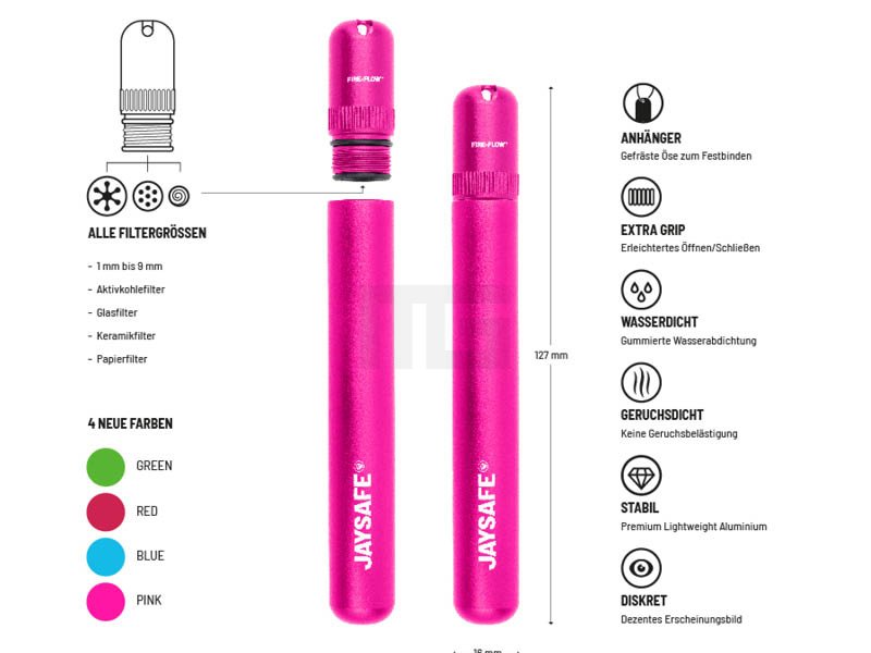 Jaysafe - Jointholder Case - Pink