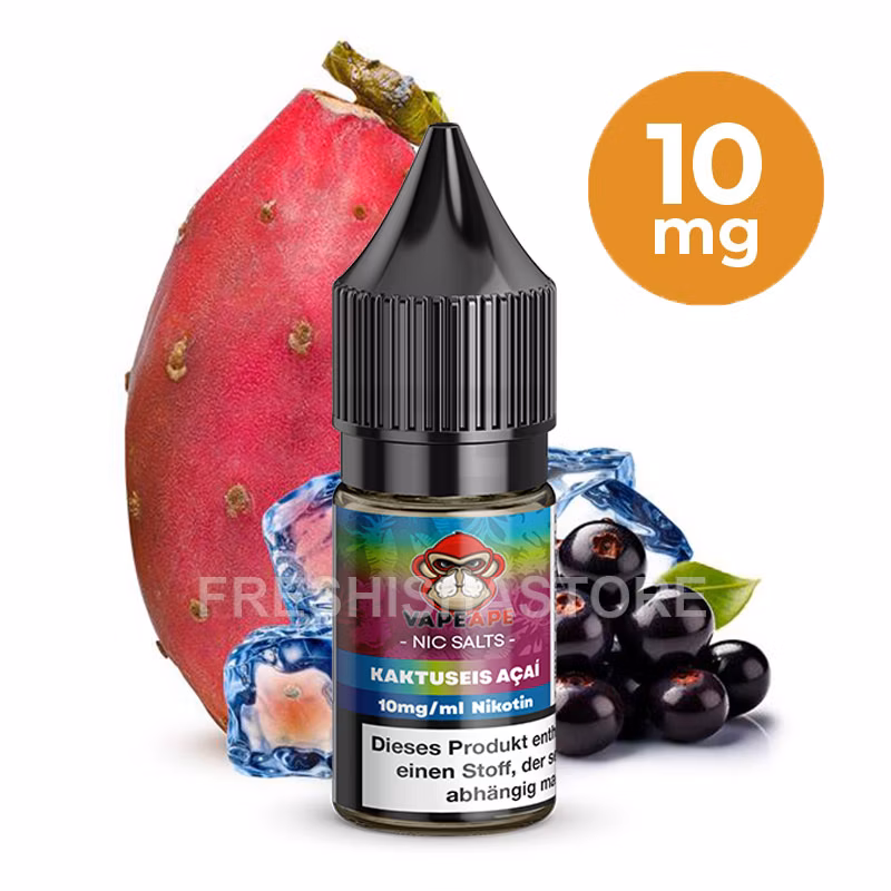 VapeApe - Kaktuseis Acai - Nikotinsalz-Liquid - 10ml - 10mg