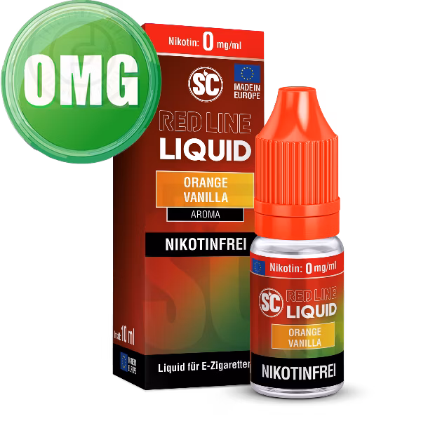 SC - Red Line - Orange Vanilla - Nikotinsalz Liquid - 10ml - 0mg