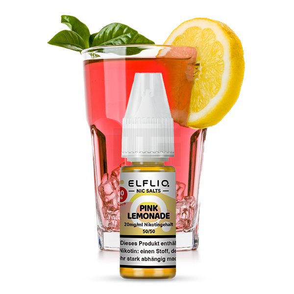 Elfbar - ElfLiq - 10ml - Pink Lemonade | Nikotinsalz-Stärke : 20mg