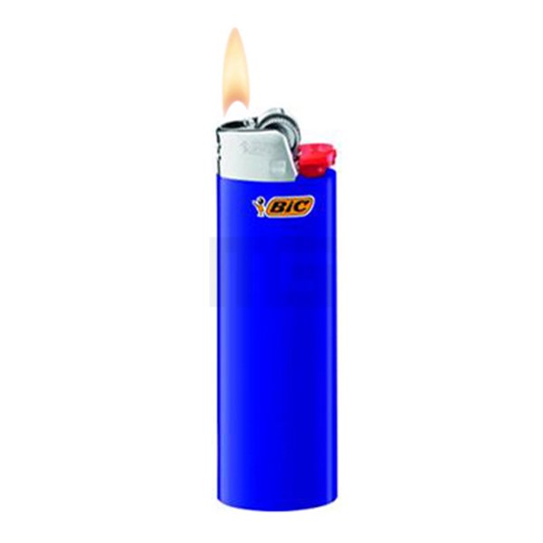 BIC - Maxi J26 - Reibradfeuerzeug - Neutral - Blau